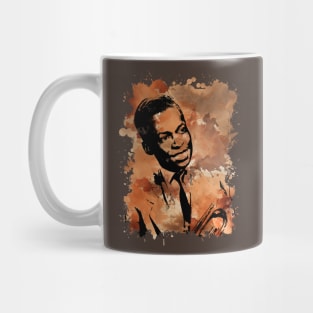 Miles Davis - Brown Watercolor Splash Mug